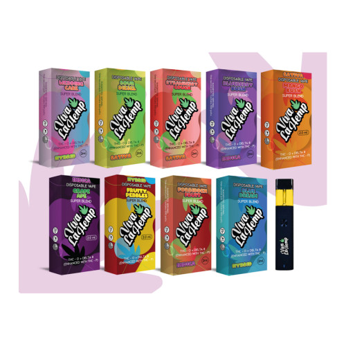 VIVA LA HEMP SUPER BLEND DELTA 8 THC-O+THC-P DISPOSABLE VAPE  2ML 5CT/DISPLAY   